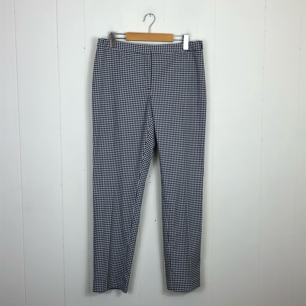 Calvin Klein Straight Fit Highline Checkered Dress Pants Sz 8